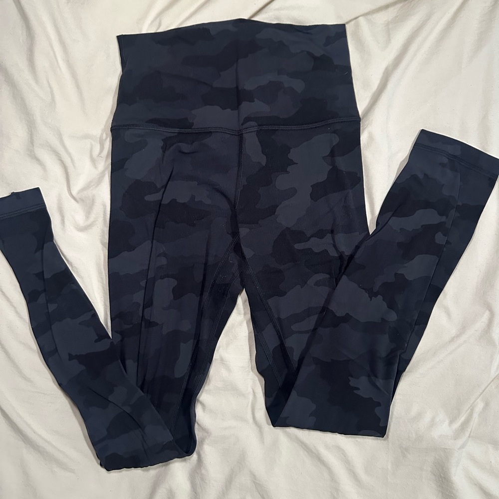 Lululemon Align Black Camouflage Leggings